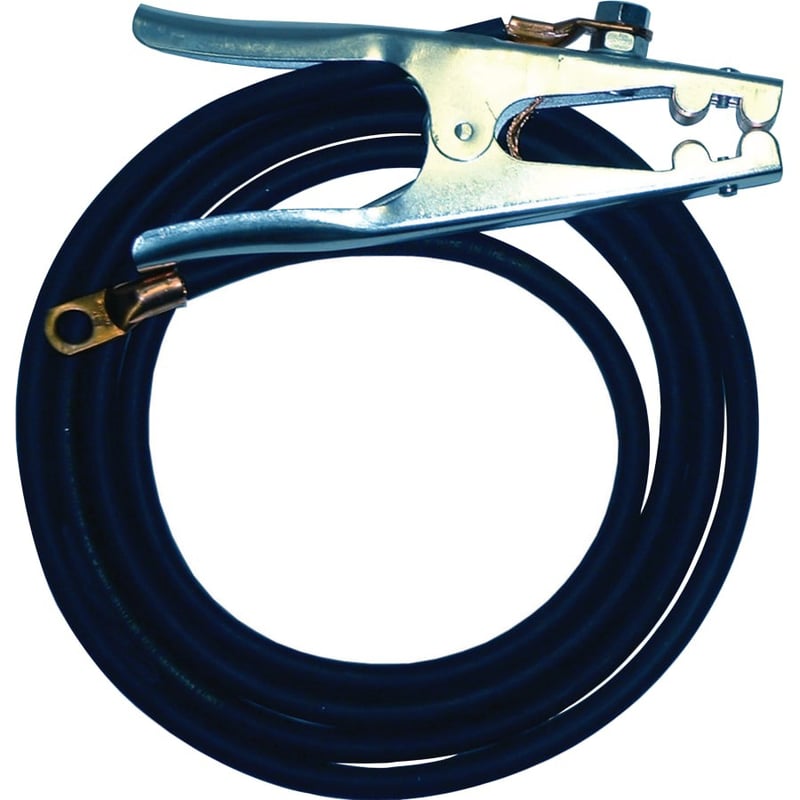 TIG Ground Cable with Clamp For All Machines with Stud Terminals 15 ft ...